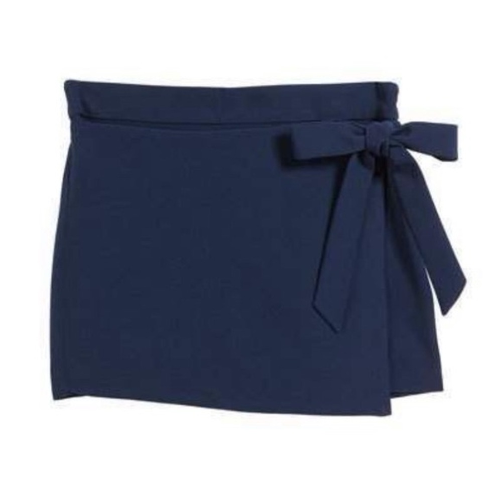 Milly Minis Navy Florence Bow Skort Girls Size 10 NWT $195